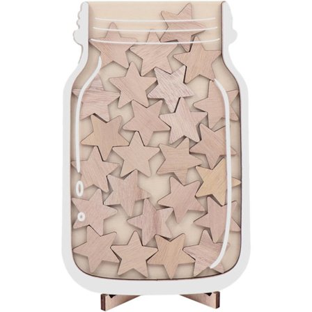 Belønningskrukke, Stjernebelønningssystem for studenter - Verktøy for positiv atferd og klasseromsledelse med stjerner i trefarge, Motiverende krukke