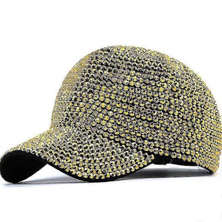 Dame Krystaller Glimt Baseball Kasket Ædelsten Bling Baseball Kasket