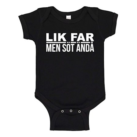 Lik Far Men Silti Söpö - Vauvan Body