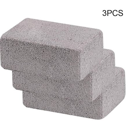 Grill Steg Rengöring Tegelblock 4st Grill Rengöring Tegel Avkalkning Rengöringssten för att ta bort fläckar BBQ Rengöring