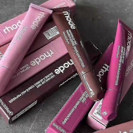 10ml 4 Farger Rohde Lip Balm Telefondeksel Lipgloss Varig Toast Bringebær Klar Lip Glaze