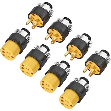 Forlengelseskabel Elektrisk ledningsreparasjon Ende 15 Ampere, 125 Volt | 4 sett Ma