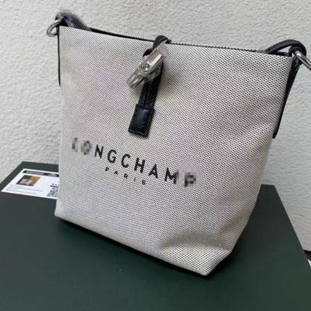 Naisten käsilaukku Wang Zi Pattern Tong Style Bambu Canvas Hummeri Tote Messenger Beige medium 25*20*9.5