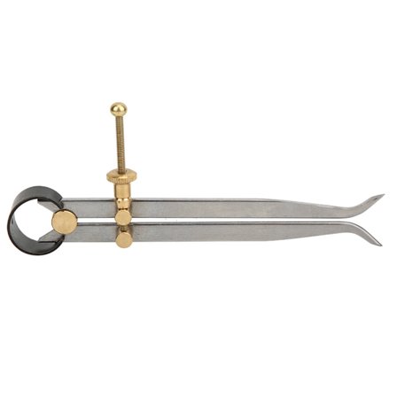 Lämpökarkaistu jousijakaja hiiliterästä messinki litteä jalka sisäjousi piirtotyökalu 150mm