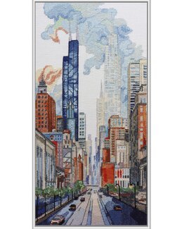 Stickpackung Bild Stadtleben