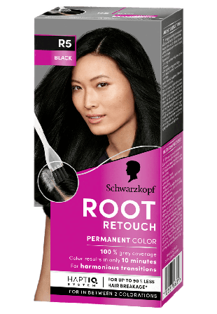 Schwarzkopf Root Retouch Permanent Colour Hårfärg Dam Svart 1ST