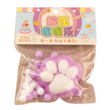 Hamsteri/Kissan tassu/Kissan puristuslelut stressistä helpottamiseen Kevyet antistressilelut Lahjat aikuisille ja lapsille