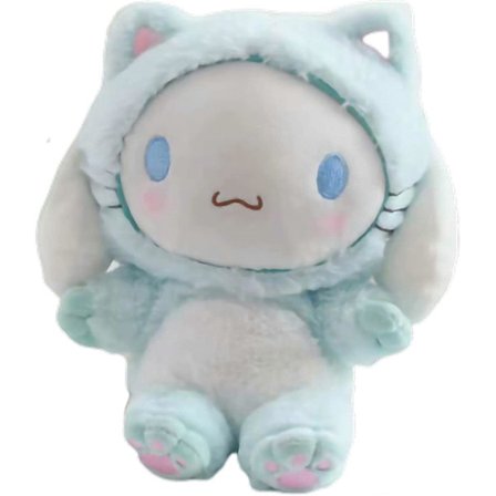25 cm My Melody Cinnamorol Kitty Myke utstoppede plysjdukker Søt Anime Kawali Hunder Katter Dekorer Vesker Voksne Barn Leker Jenter Gave B B -