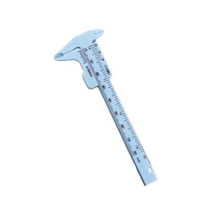 Skyvemål for husholdning, små bærbare plastskyvemål (0-80 mm Blå)