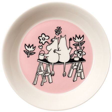 Moomin arabia Rakkaus 30 aluslautanen Ø15 cm
