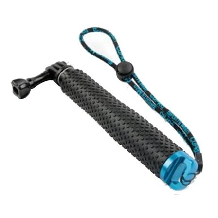 48cm Vedenpitävä Kädessä Pidettävä Vedenalainen Urheilu Selfie-keppi Laajennettava Go Pro Hero 9 8 7 6 5 4 3 Actionille, Musta + Sininen