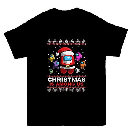 Julemanden Er Blandt Os Grim Jul Trøje T-shirt