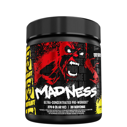 Komplett PWO Mutant Madness PWO 30 portioner, Roadside Lemonade - 30 servings - Bodyman.dk