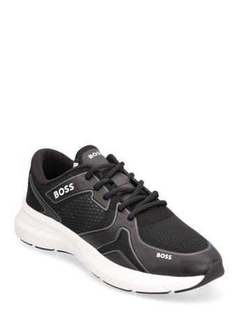 Owen_Runn_Empr Lave Sneakers Svart BOSS*Betinget Tilbud