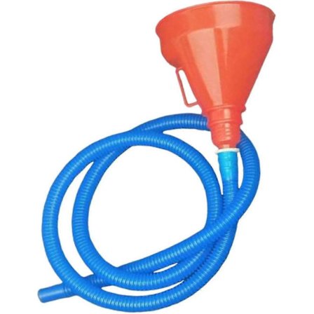 Bil Bensin Trakt 13cm Bred Munn Praktisk Avtakbar Forlengelsestilbehør, 1 Meter Slange XXF