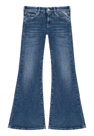 Replay Avry Flare Fit Jeans Dam Blå 158