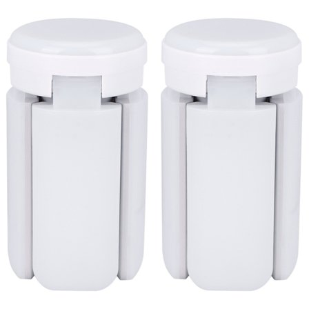 2 stk. 48W Deformerbar LED Garasjelys Sammenleggbar Gruvelampe for Lager Kjeller 85-265V