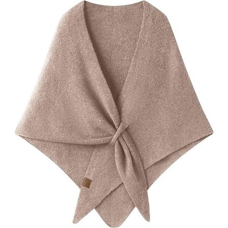 ING Dame Skjerf Strikket Skjerf 180×70cm Strikket Dameskjerf Cardigan Genser Skjerf Topp Skjerf Cardigan Skjerf Stoffskjerf Multifunksjonell Trekant