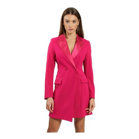 Vicolo - Klänningar - Rosa - Dam - Storlek: M, Dam, Storlek: M