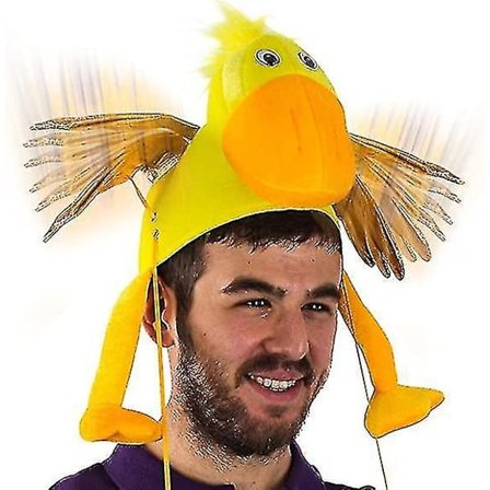 Dww-rabatt Andehatt Flappende Ving Andehatt - Nyhetshatt - Gård Dyrhatt - Gris Kostyme Tilbehør (FMY)