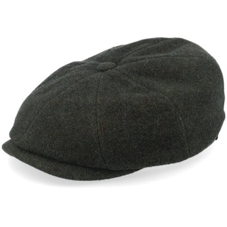 Stetson - Hatteras Wool/Cashmere Moss Flat Cap Flatcap Green Cap - @ Hatstore