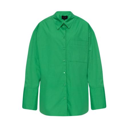 Birgitte Herskind ‘Henrich’ oversize shirt Grøn, Dame Skjorter