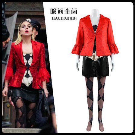 Gos- Halloween Joker 2 film cosplay kostume Harley Quinn cosplay kostume