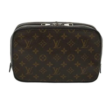 Louis Vuitton Vintage, Pre-owned Canvas pouches Bruin, unisex, Maat:ONE Size,leer