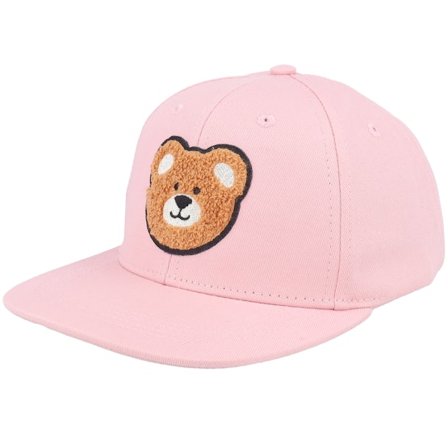 Kiddo Cap - Pink snapback Czapka Z Daszkiem - Kids Chenille Bear Patch Pink Snapback @ Hatstore