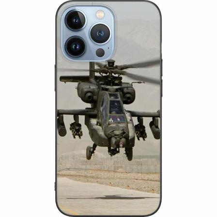 Apple Iphone 14 Pro Svart Skal Ah-64 Apache Attack Helicopter