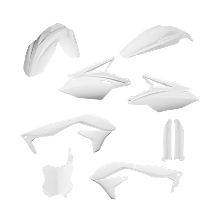 Kit Plastiche Completo Acerbis Kawasaki Bianco - Kawasaki KX 450F 2016-2018