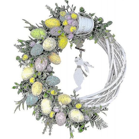 Påskehare Krans Dekorationer Påskekrans Boligdekoration Rekvisitter Gaver