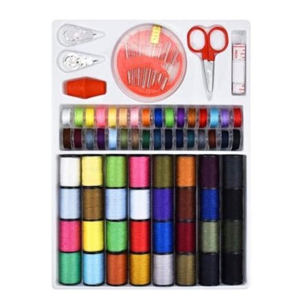 Värilliset ompelukoneen langat (64 rullaa) Pakkaus 64 värillistä ompelua