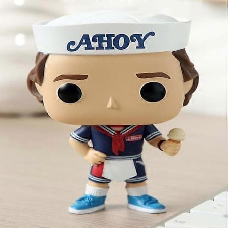 Stranger 803 - Steve med hatt & glass Vinyl Figur Modell Leksaker