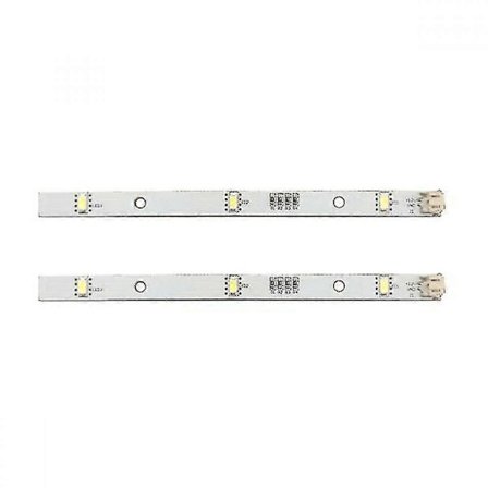 2x LED-remsa för Rongsheng Hisense Logic Kylskåp Frys MDDZ-162A 1629348 (FMY)