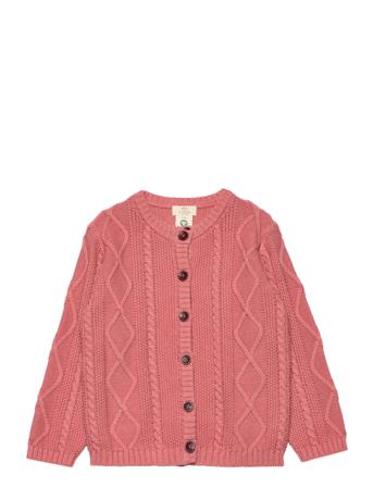 Knitted Cardigan Neuletakki Vaaleanpunainen Copenhagen Colors