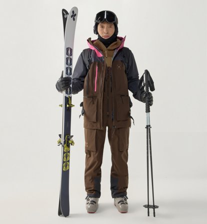 Haglöfs Vassi GTX Pro II Bib Men Woodland Brown - Miehet - M