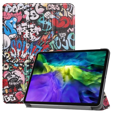 iPad Air 2025-2020 / Pro 11 Fodral Tri-Fold Graffiti