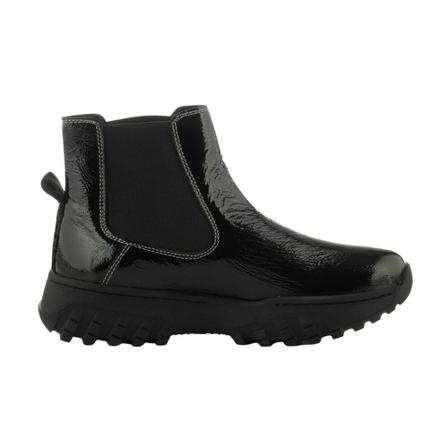 Woden, Elena Patent Zwart, Dames, Maat:37 EU,rubber