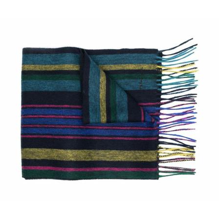 PS By Paul Smith Scarf , Blauw , Heren , Maat: ONE Size Sjaals