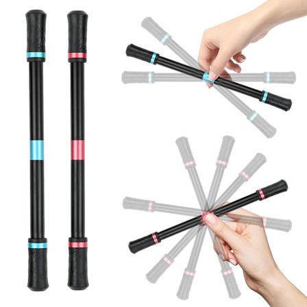2 st Rolling Finger Rotating Penno Pen Refill Spinnande kulspetspenna för barn Studenter Anpassningsbar tryckavlastning