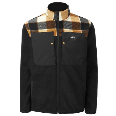 Picture Organic Clothing Men's Artim Full Zip Fleece Men Mid layer tops Black S