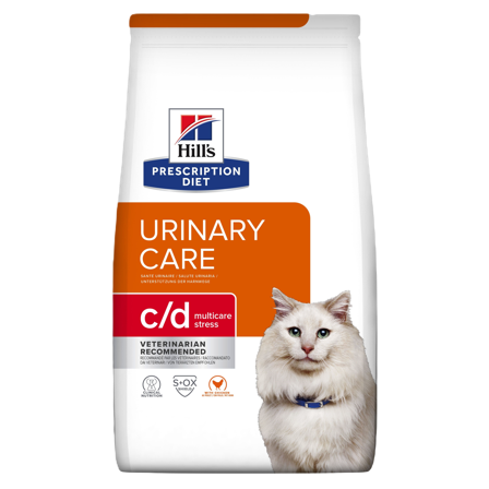 Hill's Prescription Diet Feline - c/d Urinary Stress Chicken - Dry Cat Food 3 kg - Katt - Kattefôr & kattemat - Veterinærfôr for katt - ZOO.no