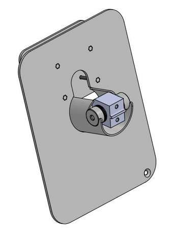 ERGONOMIC SOLUTIONS FRONT PLATE MADE FOR SAMSUNG KIOSK WHITE CPNT
