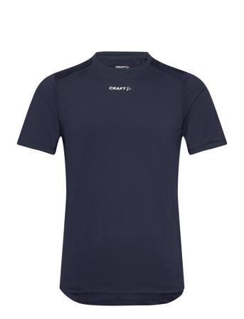 Adv Essence Ss Tee 2 M Sport Men Sports Clothes Sport Tops Sport T-Skjorte Navy Craft