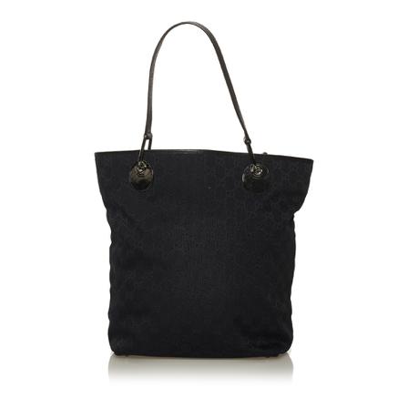 Gucci Vintage, Pre-owned Tote Bag Zwart, Dames, Maat:ONE Size