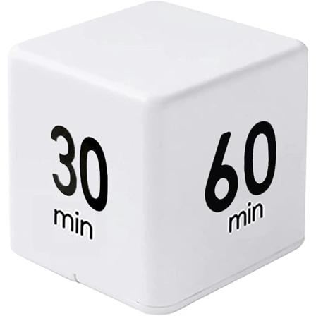 Kök Timer för Tidsstyrning och Nedräkningsinställningar 15-20-30-60 Minuter ,Vit