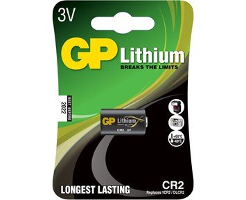 GP-Litiumbatteri, CR2, 1-pack-1-pk GP CR2 litiumbatteri 3V-Power-Litiumbatterier