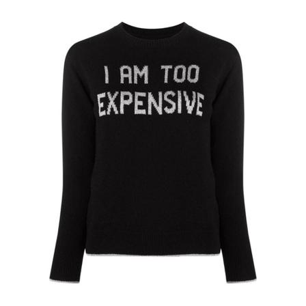 Saint Barth, Round-neck Knitwear Zwart, Dames, Maat:S