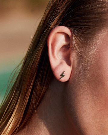 Edblad Lightning Studs Steel Couleur argent Bijoux Fille - Kids Brand Store